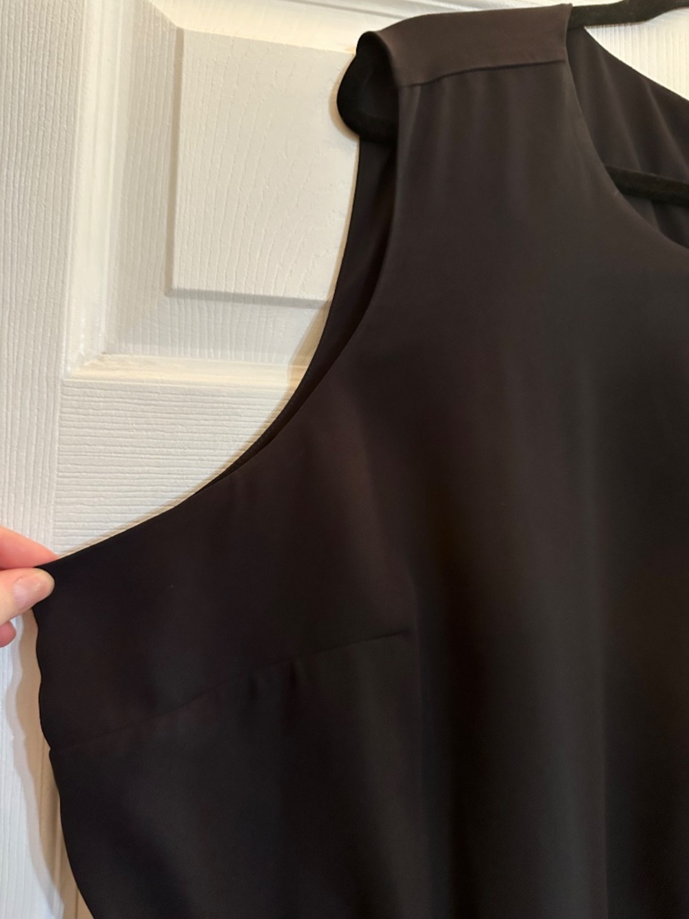 Croft & Barrow 3X Black Pleated Skirt Shift Dress Like New Flattering - Picture 6 of 11
